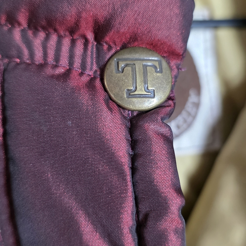 Trailwise Vintage Goose Down Puffer Jacket Maroon Large 70s 80s Gorpcore Coat - Picture 6 of 15
